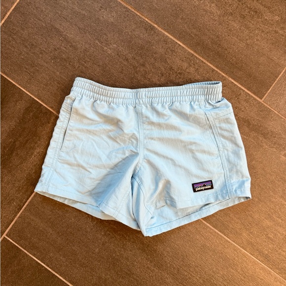Patagonia Other - Patagonia Girls Sky Blue Active Shorts size S NWT